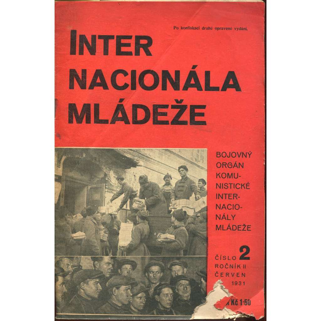 Internacionála mládeže, číslo 2 (červen 1931). Bojovný orgán komunistické internacionály mládeže (komunismus, komunistická literatura )