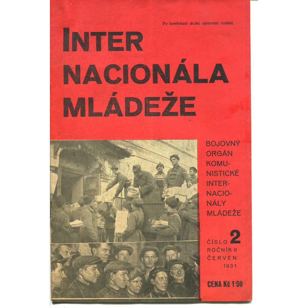 Internacionála mládeže, číslo 2 (červen 1931). Bojovný orgán komunistické internacionály mládeže (komunismus, komunistická literatura )