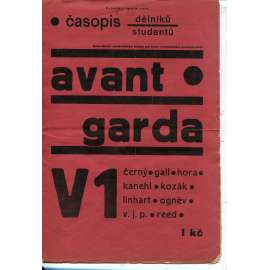 Avantgarda, časopis studentů a dělníků (Deutsche avantgarde) - říjen 1928  (1. republika, noviny)
