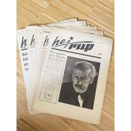 Hej rup, číslo 55, 56, 57, 59, 61, 64 a 65/1938 (Časopis mladých) - staré noviny, 1. republika (7 čísel)