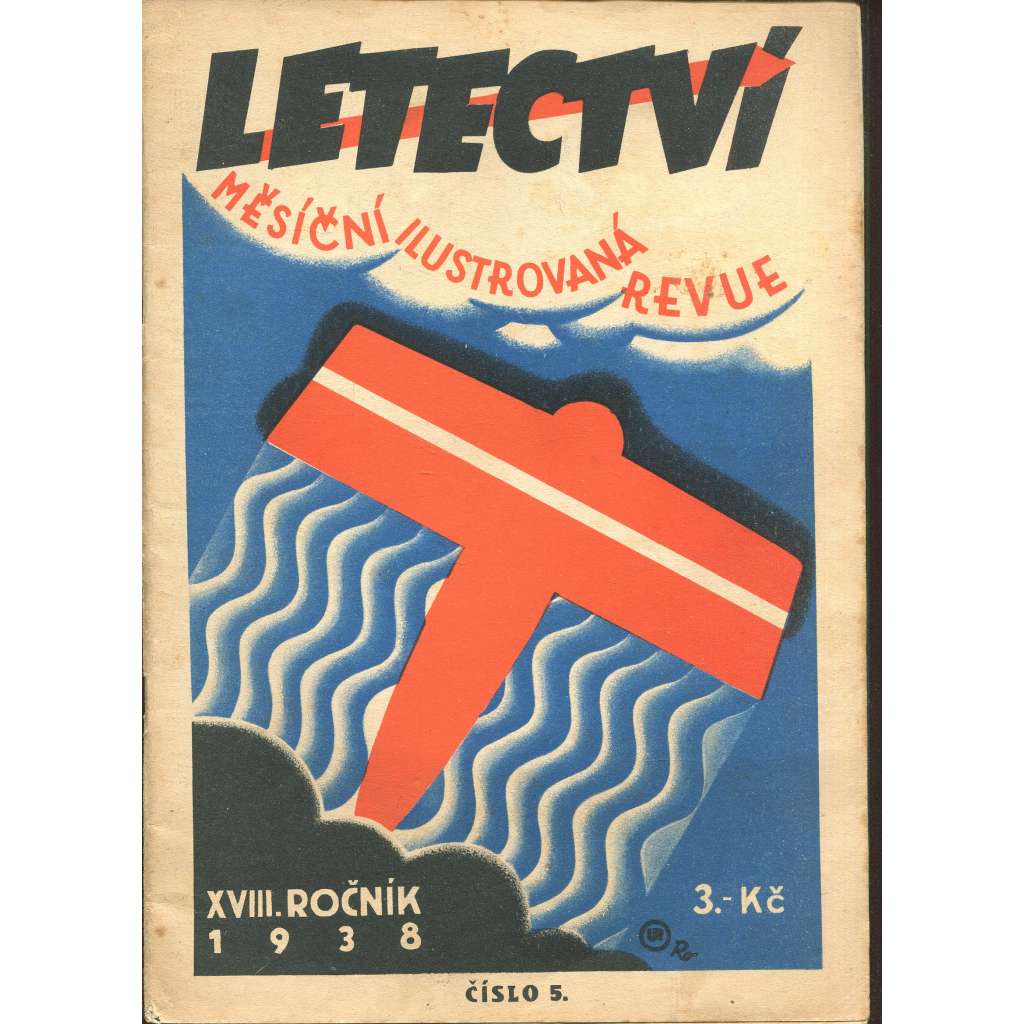 Letectví, číslo 5., ročník XVIII./1938. Měsíční ilustrovaná revue (letadla)