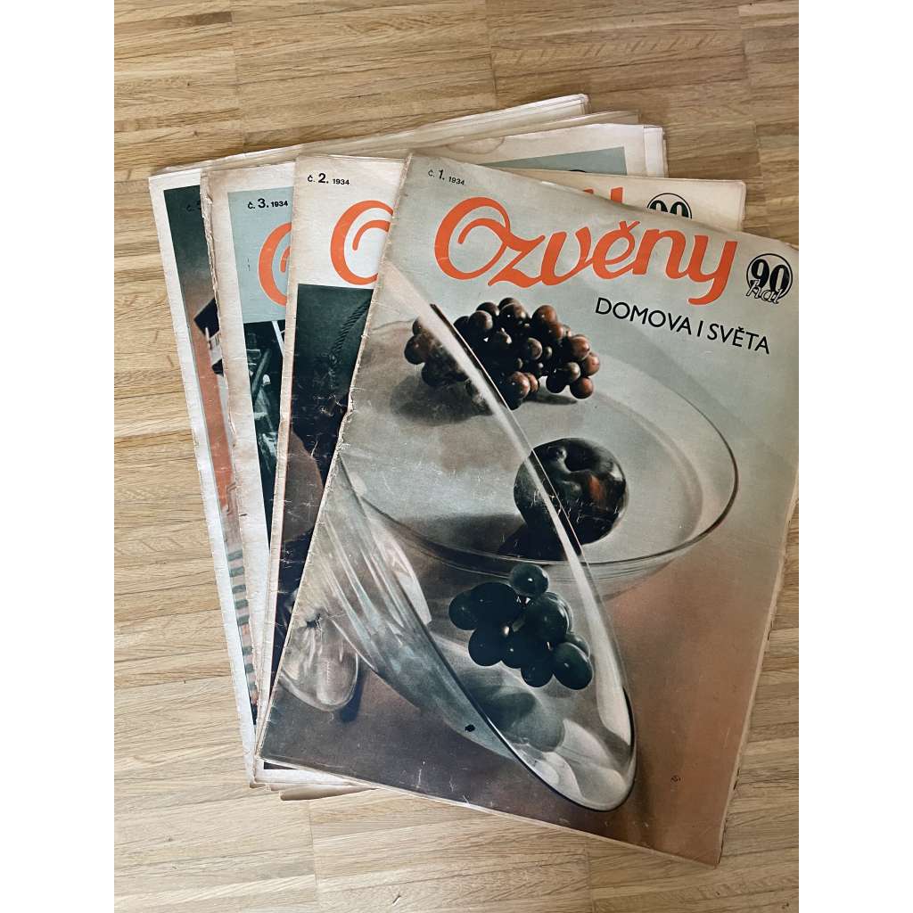Ozvěny domova i světa, číslo 1-5/1934 (časopis, noviny)