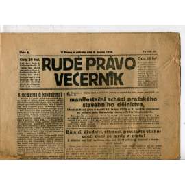 Rudé právo - večerník, ročník VII., číslo 6 (9.1.1926) - staré noviny, 1. republika
