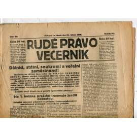 Rudé právo - večerník, ročník VII., číslo 92 (21.4.1926) - staré noviny, 1. republika
