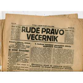 Rudé právo - večerník, ročník VII., číslo 96 (26.4.1926) - staré noviny, 1. republika