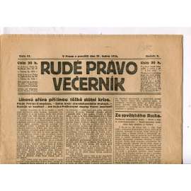 Rudé právo - večerník, ročník V., číslo 17 (21.1.1924) - staré noviny, 1. republika