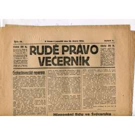 Rudé právo - večerník, ročník V., číslo 40 (18.2.1924) - staré noviny, 1. republika