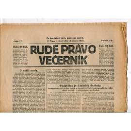 Rudé právo - večerník, ročník VIII., číslo 37 (15.2.1927) - staré noviny, 1. republika
