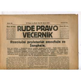 Rudé právo - večerník, ročník VIII., číslo 44 (23.2.1927) - staré noviny, 1. republika