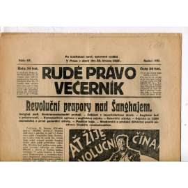 Rudé právo - večerník, ročník VIII., číslo 67 (22.3.1927) - staré noviny, 1. republika