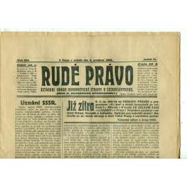 Rudé právo, ročník VI., číslo 284 (5.12.1925) - staré noviny, 1. republika