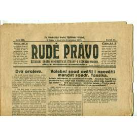 Rudé právo, ročník VI., číslo 286 (8.12.1925) - staré noviny, 1. republika