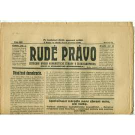 Rudé právo, ročník VI., číslo 287 (9.12.1925) - staré noviny, 1. republika