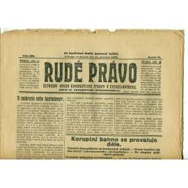 Rudé právo, ročník VI., číslo 288 (10.12.1925) - staré noviny, 1. republika