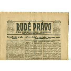 Rudé právo, ročník VI., číslo 290 (12.12.1925) - staré noviny, 1. republika