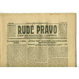 Rudé právo, ročník VI., číslo 290 (12.12.1925) - staré noviny, 1. republika