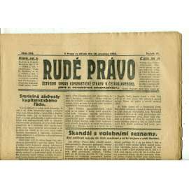 Rudé právo, ročník VI., číslo 293 (16.12.1925) - staré noviny, 1. republika