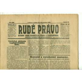 Rudé právo, ročník VI., číslo 293 (16.12.1925) - staré noviny, 1. republika