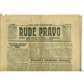 Rudé právo, ročník VI., číslo 293 (16.12.1925) - staré noviny, 1. republika