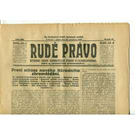 Rudé právo, ročník VI., číslo 295 (18.12.1925) - staré noviny, 1. republika