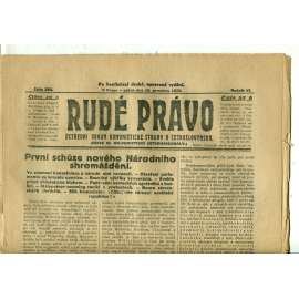 Rudé právo, ročník VI., číslo 295 (18.12.1925) - staré noviny, 1. republika