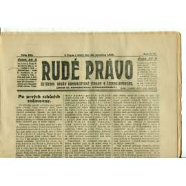 Rudé právo, ročník VI., číslo 298 (22.12.1925) - staré noviny, 1. republika