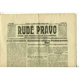 Rudé právo, ročník VI., číslo 299 (23.12.1925) - staré noviny, 1. republika
