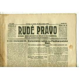 Rudé právo, ročník VI., číslo 299 (23.12.1925) - staré noviny, 1. republika