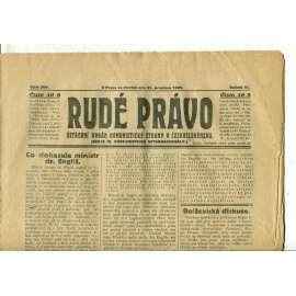 Rudé právo, ročník VI., číslo 304 (31.12.1925) - staré noviny, 1. republika