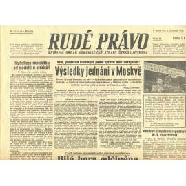 Rudé právo, číslo 48. Ústřední orgán Komunistické strany Československa (3.7.1945) - staré noviny