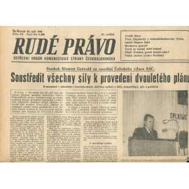 Rudé právo, číslo 223 (26.9.1946). Ústřední orgán Komunistické strany Československa (noviny)