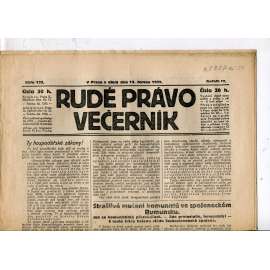 Rudé právo - večerník, ročník III., číslo 133. (13.6.1922). 1. republika, noviny