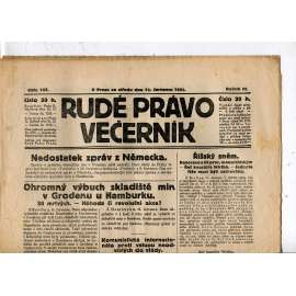 Rudé právo - večerník, ročník III., číslo 155. (12.7.1922). 1. republika, noviny