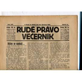 Rudé právo - večerník, ročník III., číslo 167. (26.7.1922). 1. republika, noviny