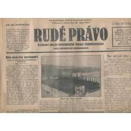 Rudé právo, ročník VIII., číslo 253. (25.10.1927). Ústřední orgán Komunistické strany Československa (1. republika, noviny)