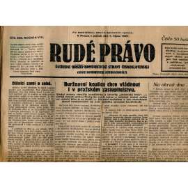Rudé právo, ročník VIII., číslo 238. (7.10.1927). Ústřední orgán Komunistické strany Československa (1. republika, noviny)