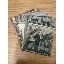 Svět sovětů, ročník IV., čísla 1-11/1935 (časopis, noviny) - komplet