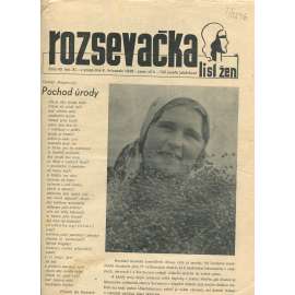 Rozsevačka, ročník XI., číslo 45/1936. List žen (časopis, 1. republika, noviny)