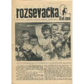 Rozsevačka, ročník XI., číslo 35/1936. List žen (časopis, 1. republika, noviny)