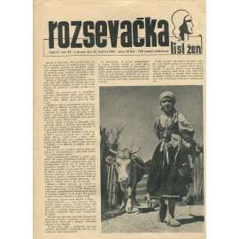 Rozsevačka, ročník XI., číslo 21/1936. List žen (časopis, 1. republika, noviny)