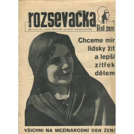 Rozsevačka, ročník XI., číslo 10/1936. List žen (časopis, 1. republika, noviny)