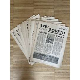 Svět sovětů, ročník III., čísla 1-4 a 6-14/1934 (časopis, noviny) - není kompletní - chybí číslo 5