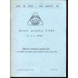 Zpráva projektu ZÁŘE k 1. 1. 1994 (UFO)