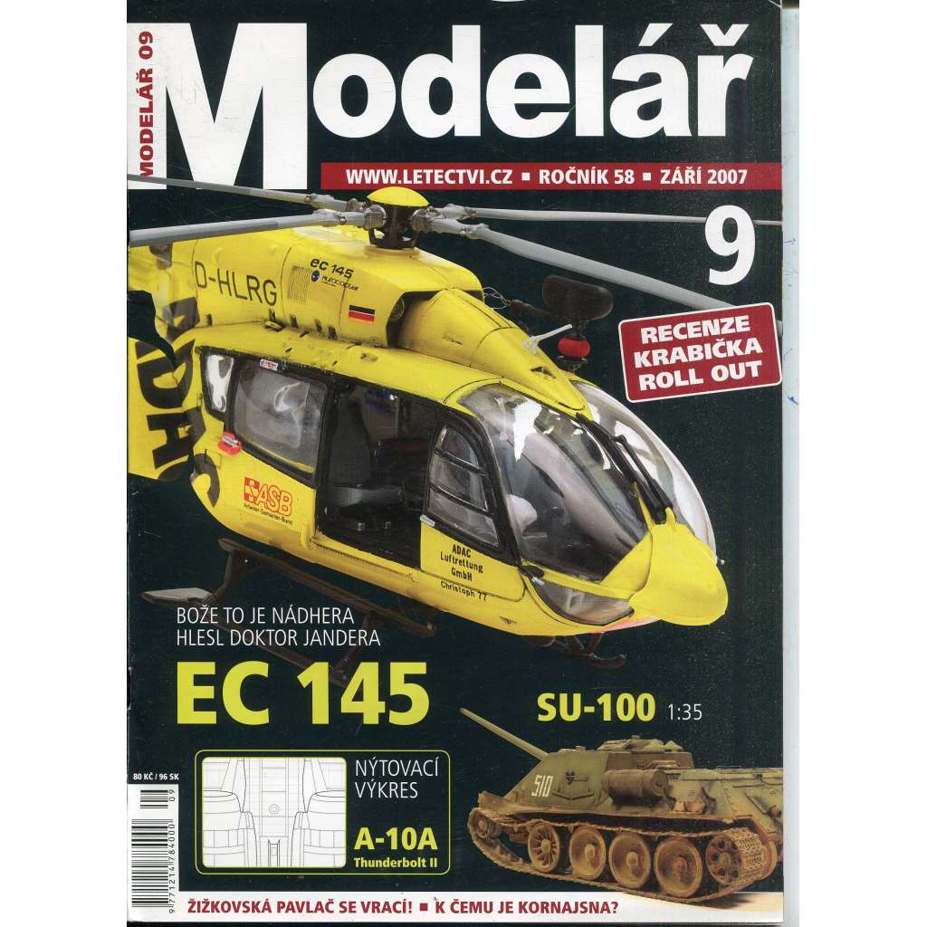 Modelář, ročník 58, číslo 9/2007 (časopis)
