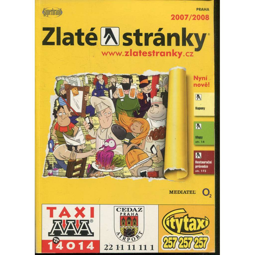 Zlaté stránky 2007-2008 (telefonní seznam) Praha