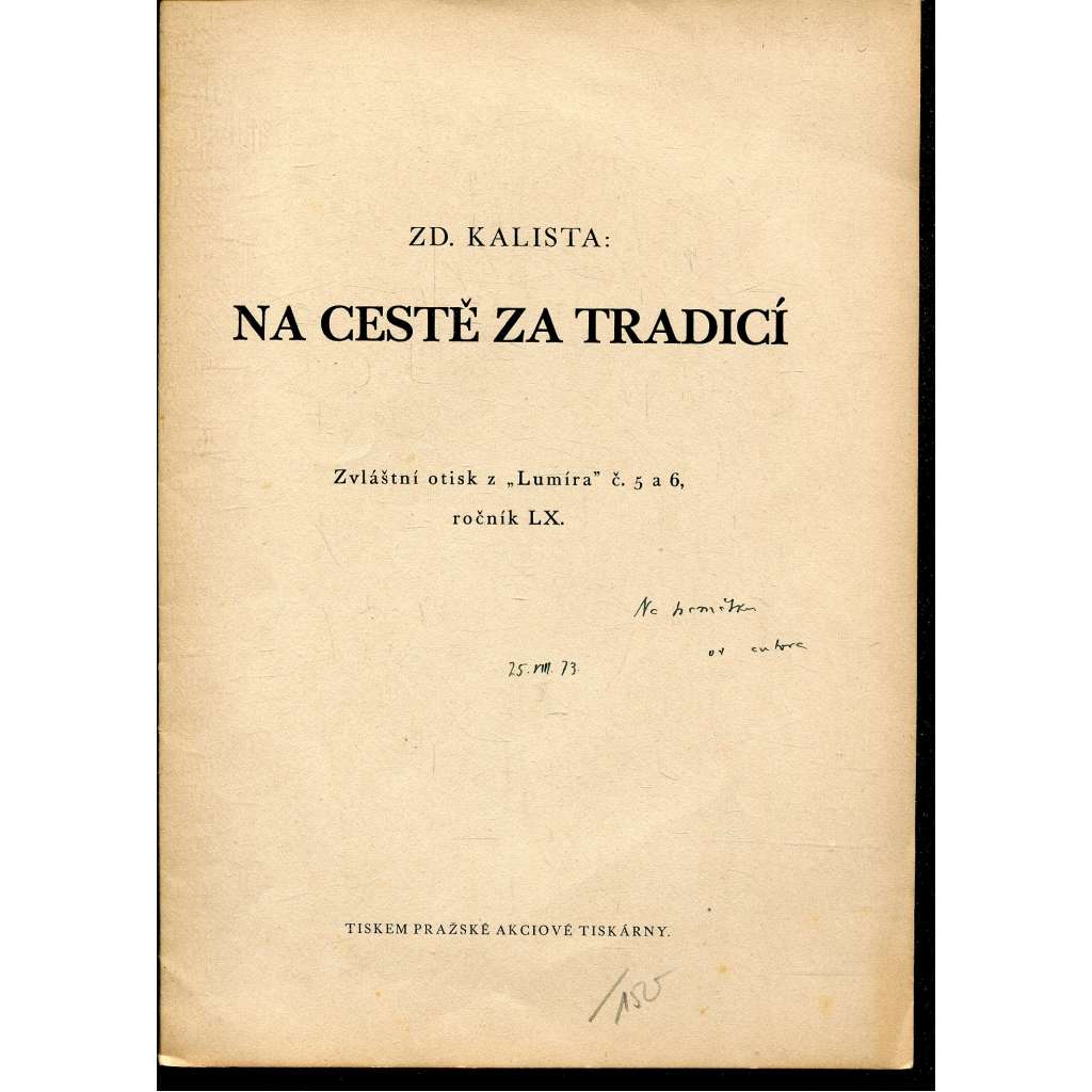 Na cestě za tradicí