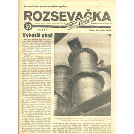 Rozsevačka, ročník VIII., číslo 8/1933 (časopis, 1. republika, noviny)