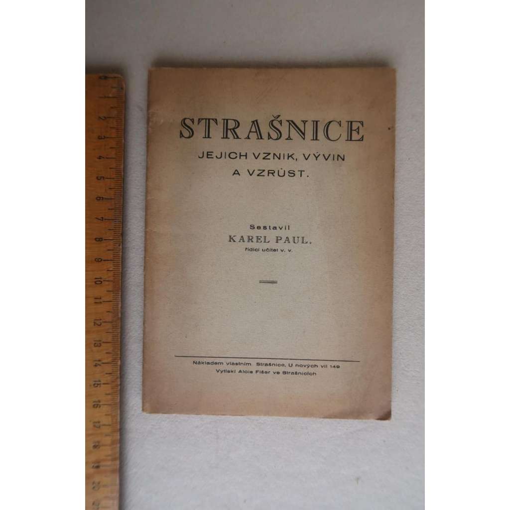Praha Strašnice, jejich vznik, vývin a vzrůst [dějiny; 1936]