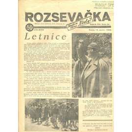 Rozsevačka, ročník VIII., číslo 24/1933 (časopis, 1. republika, noviny)
