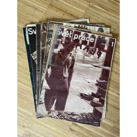 Svět práce, ročník I., čísla 1, 2 a 4-9/1933 (časopis, noviny) - není komplet - chybí číslo 3